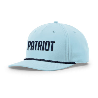 Five Panel Classic Rope / Soft Blue/Navy / OS Patriot Rope Hat maga trump