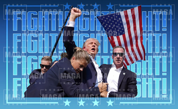 Trump Fight Flag - Double Sided