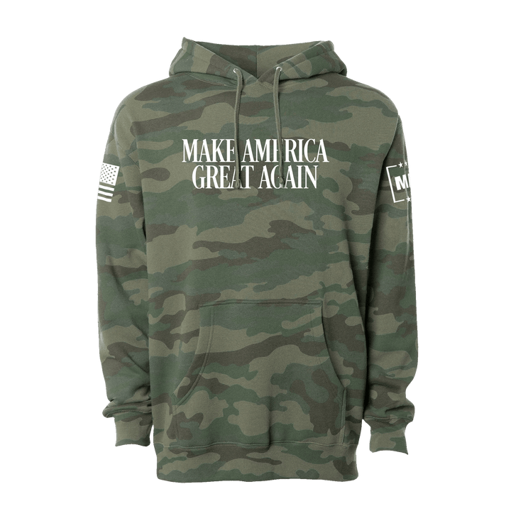 Forest Camo / S Make America Great Again Camo Edition Hoodies maga trump