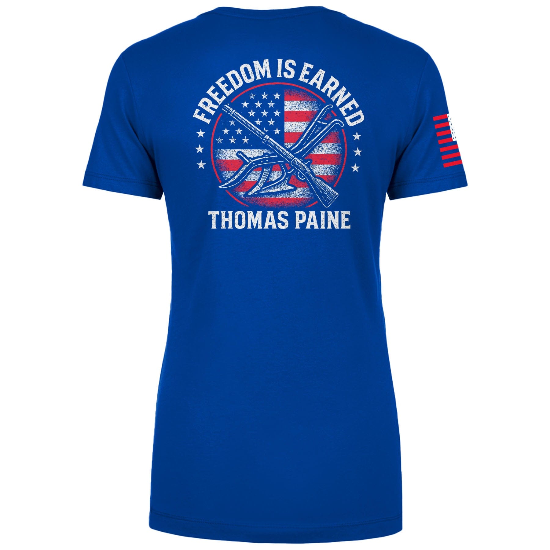 Freedom is Earned Ladies Tee maga trump