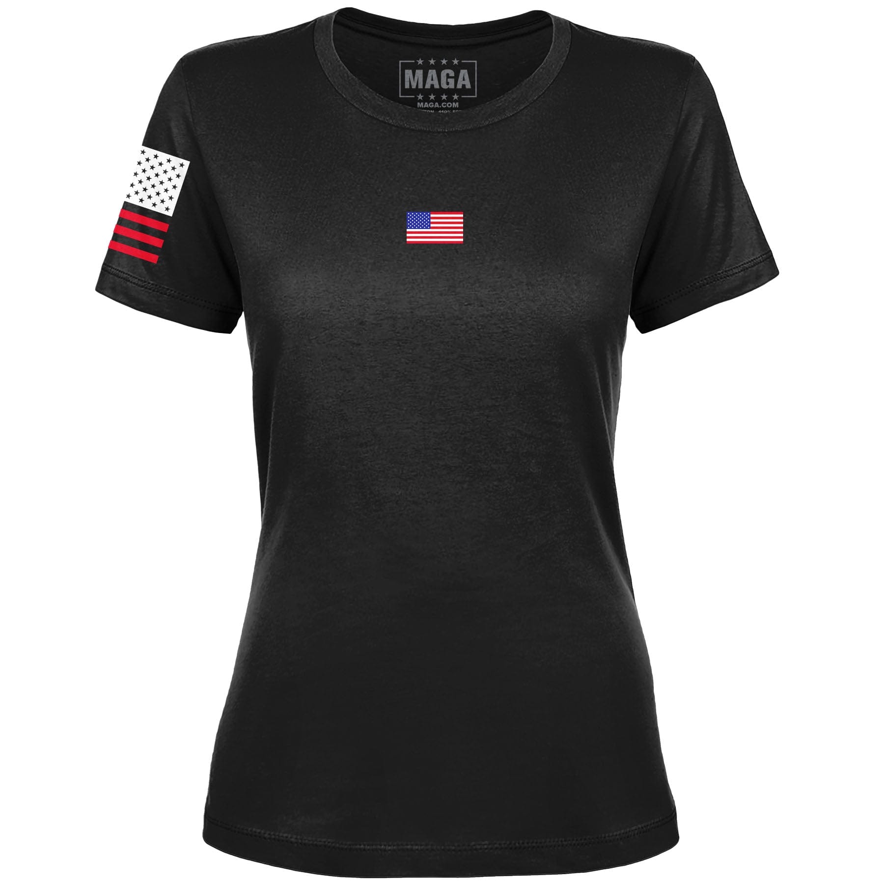 Freedom is Earned Ladies Tee maga trump