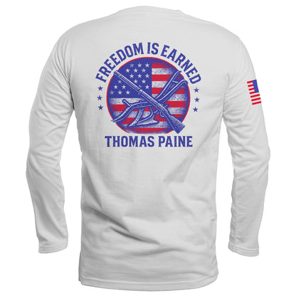 Freedom is Earned Long Sleeve maga trump