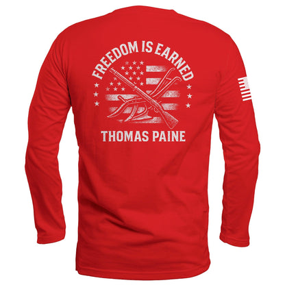 Freedom is Earned Long Sleeve maga trump