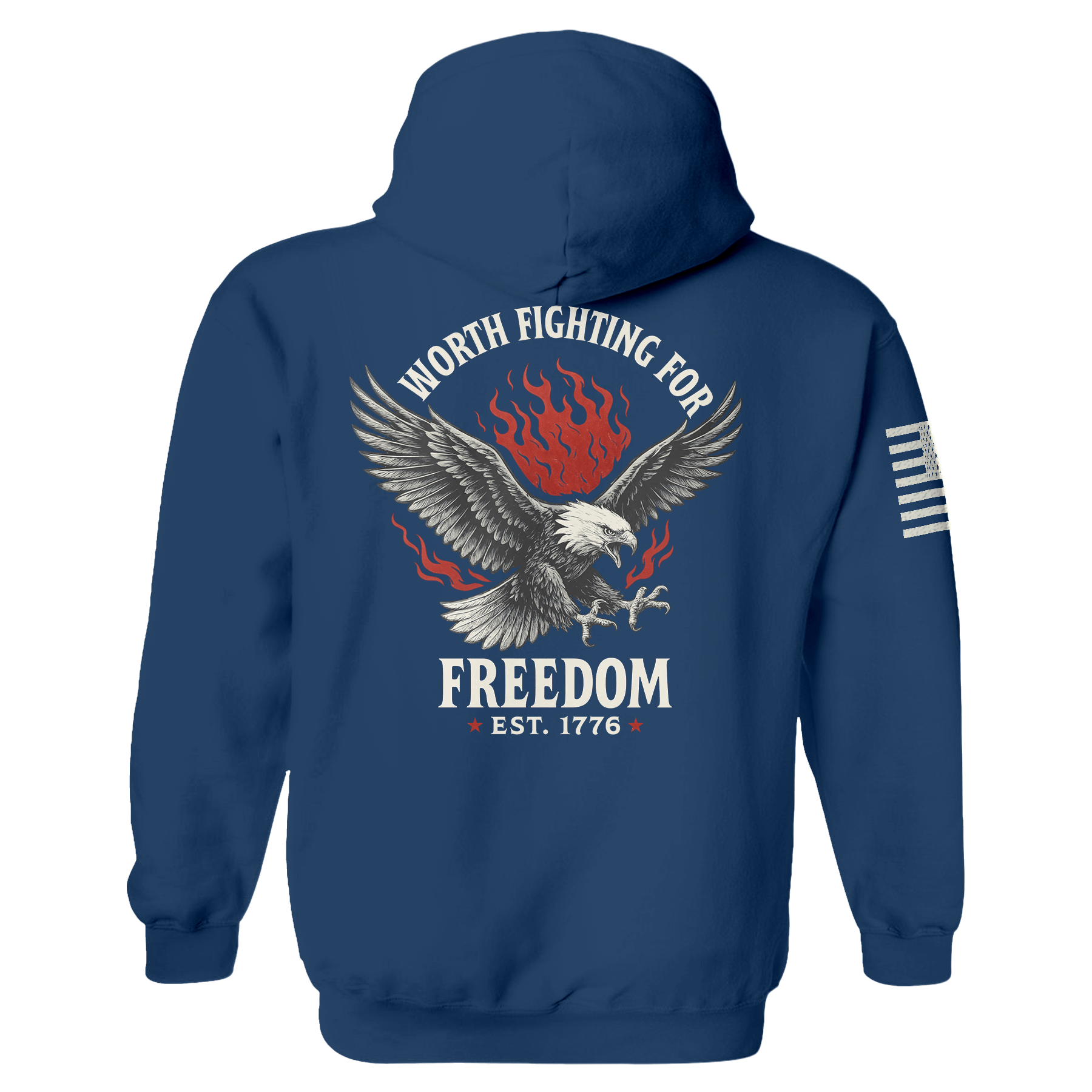 Freedom is Worth Fighting For Hoodie maga trump