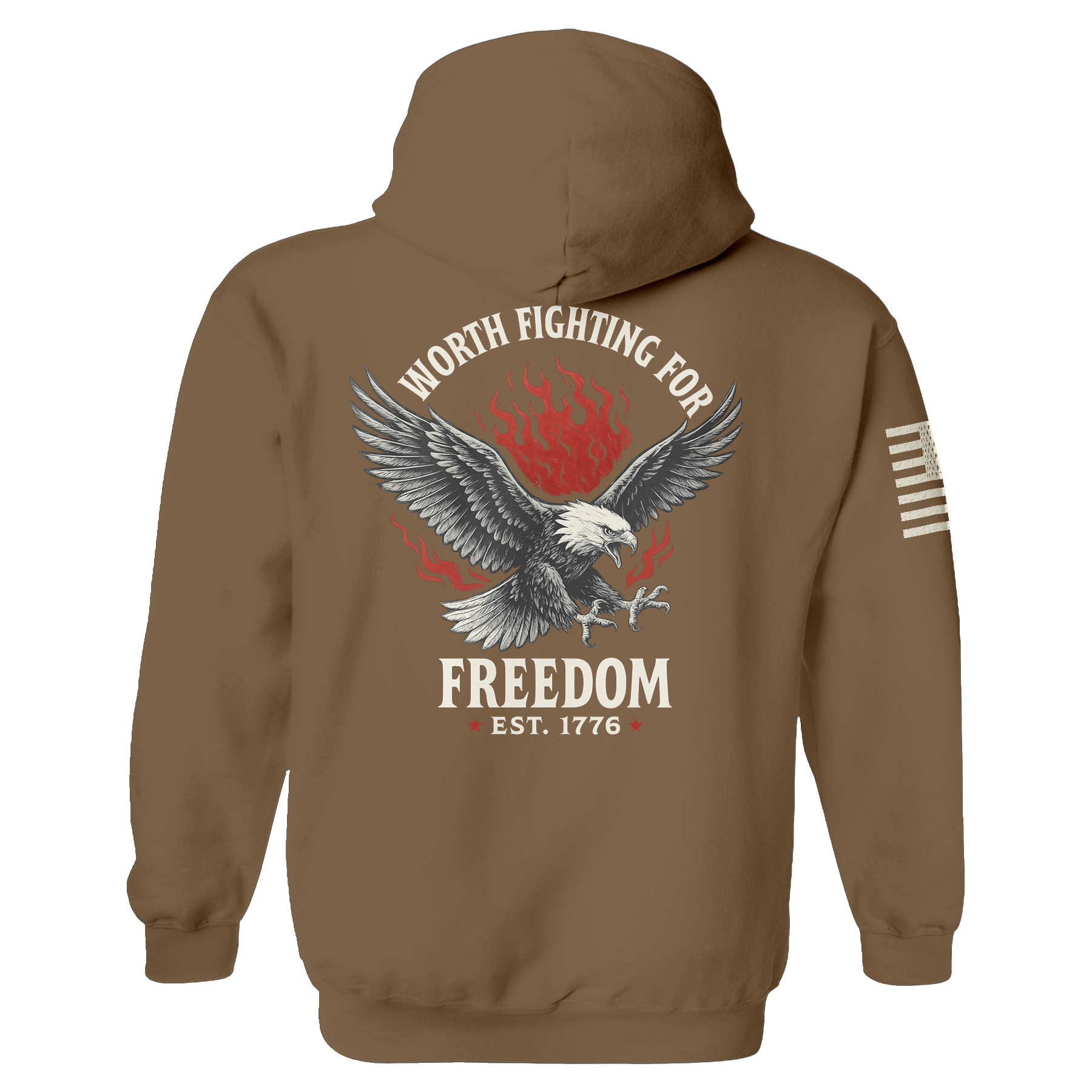 Freedom is Worth Fighting For Hoodie maga trump