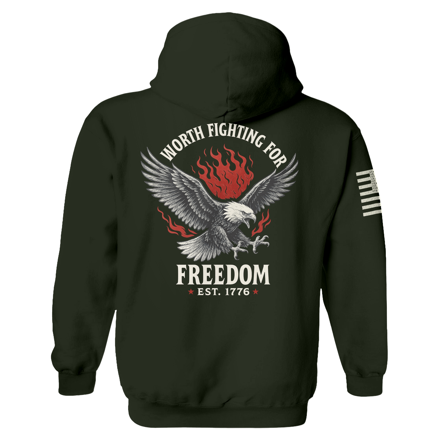 Freedom is Worth Fighting For Hoodie maga trump