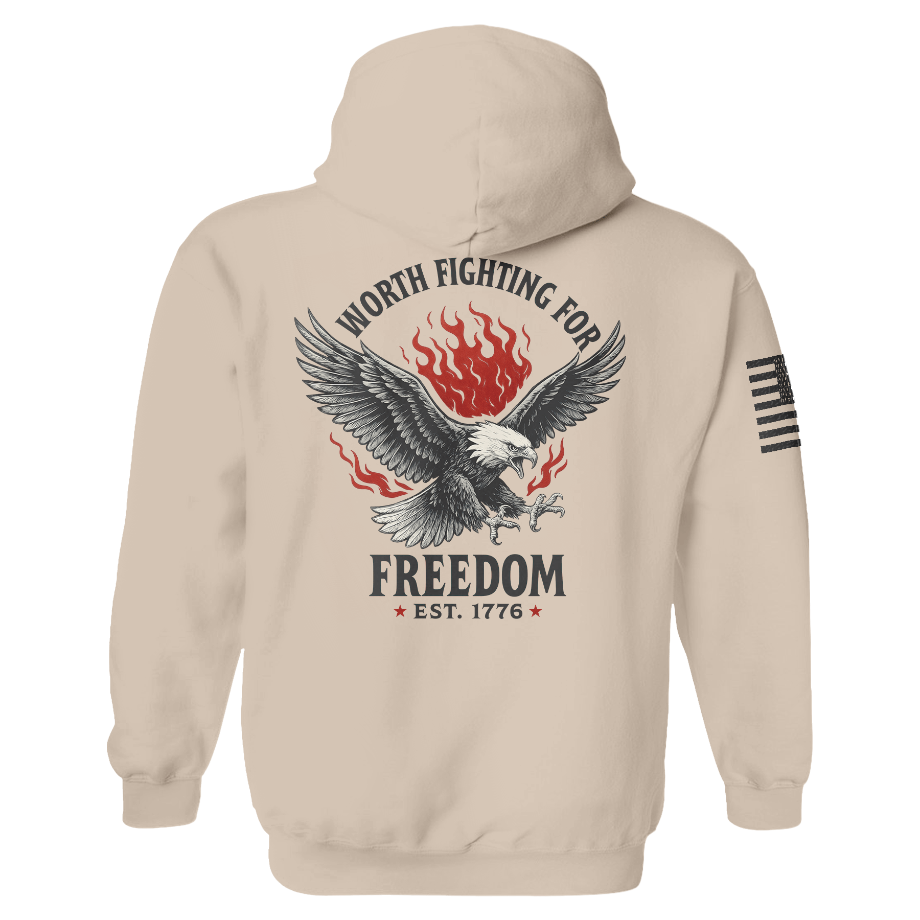 Freedom is Worth Fighting For Hoodie maga trump