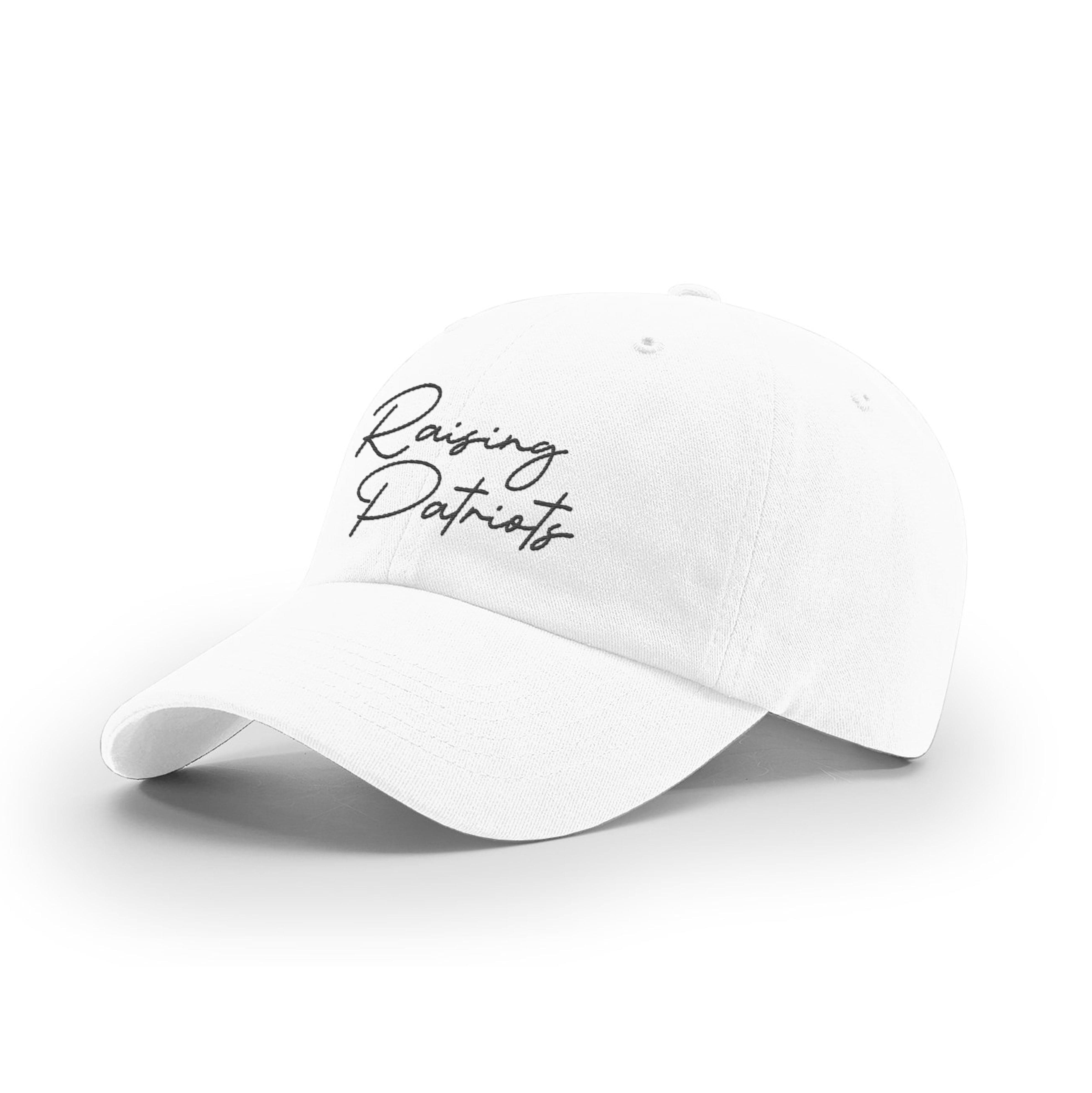 GARMENT WASHED TWILL / White / OS Raising Patriots Mom Hat maga trump