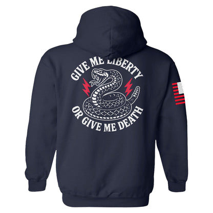 Give me Liberty or give me death Hoodie maga trump