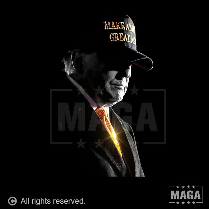 Golden MAGA maga trump