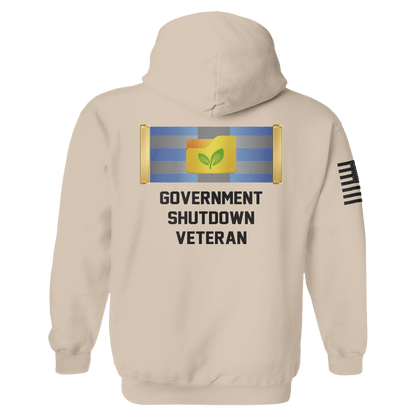 Government Shutdown Veteran Hoodie | Fall Edition maga trump