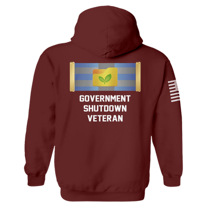 Government Shutdown Veteran Hoodie | Fall Edition maga trump