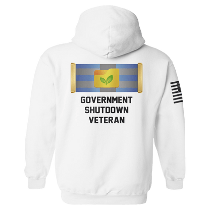Government Shutdown Veteran Hoodie maga trump