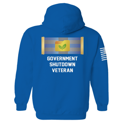 Government Shutdown Veteran Hoodie maga trump