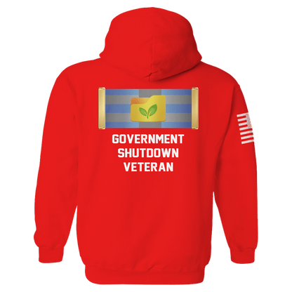 Government Shutdown Veteran Hoodie maga trump