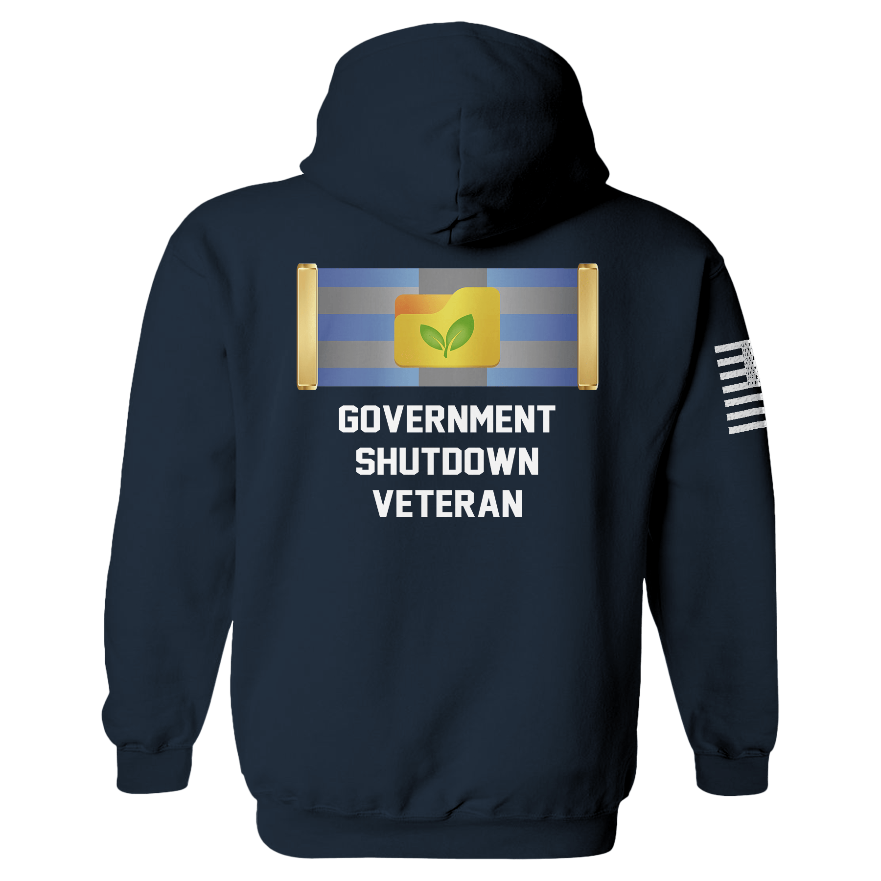 Government Shutdown Veteran Hoodie maga trump