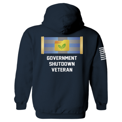 Government Shutdown Veteran Hoodie maga trump