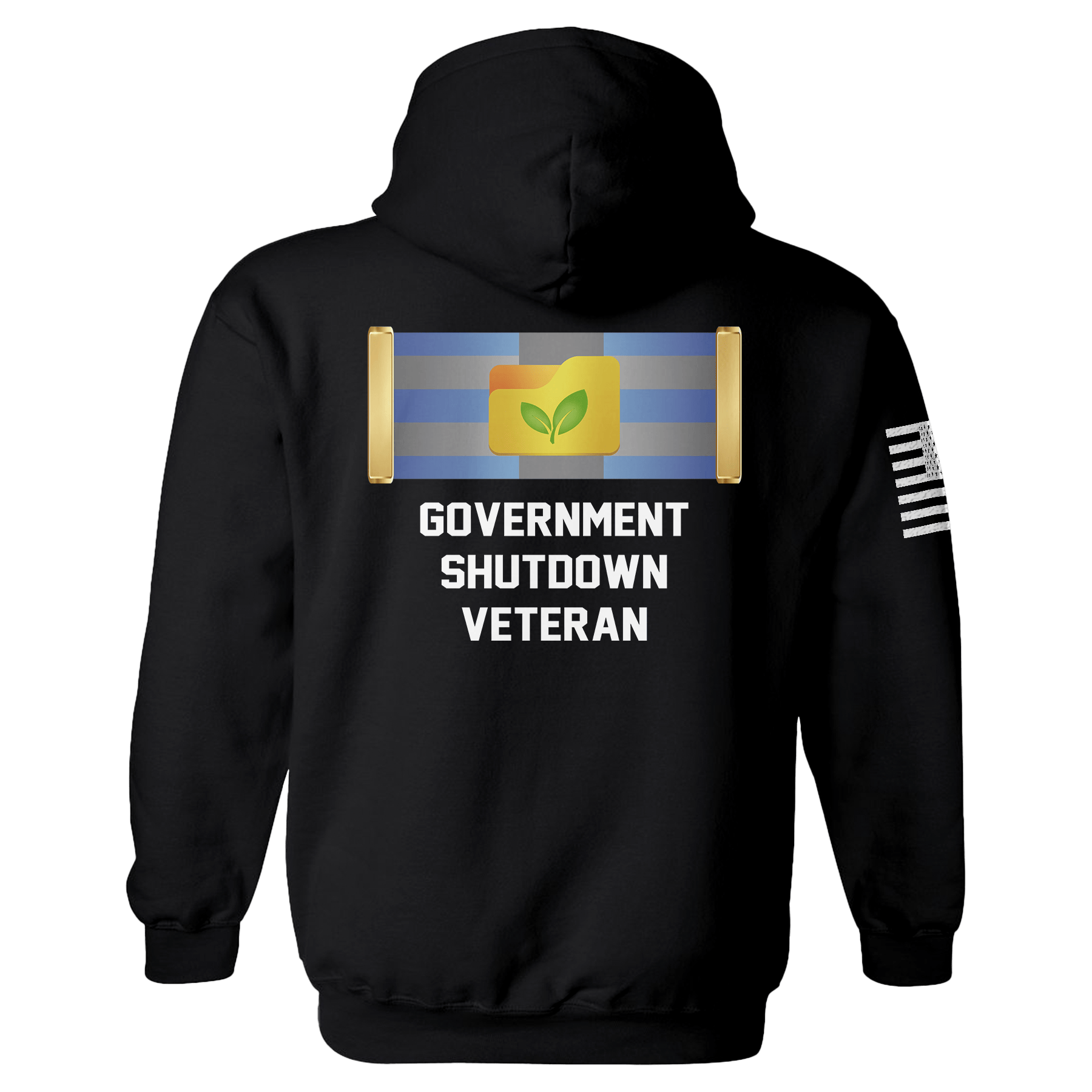 Government Shutdown Veteran Hoodie maga trump