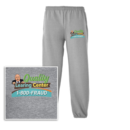 Gray / XS Tim Walz's Learing Center Sweatpants maga trump
