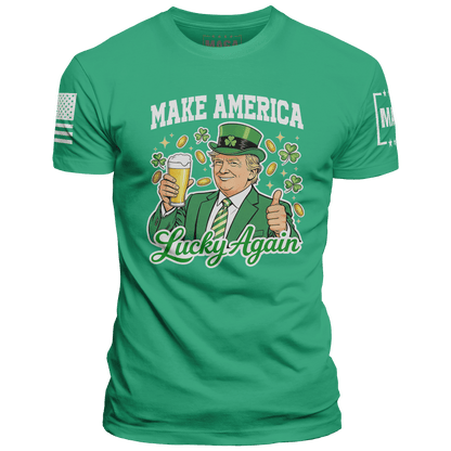 Green / S Make America Lucky Again maga trump