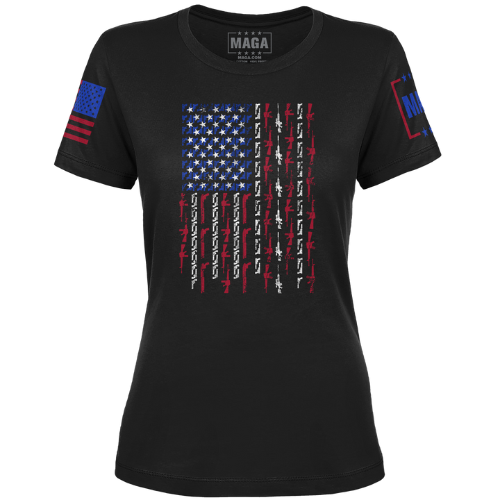 Gun Flag Ladies Tee