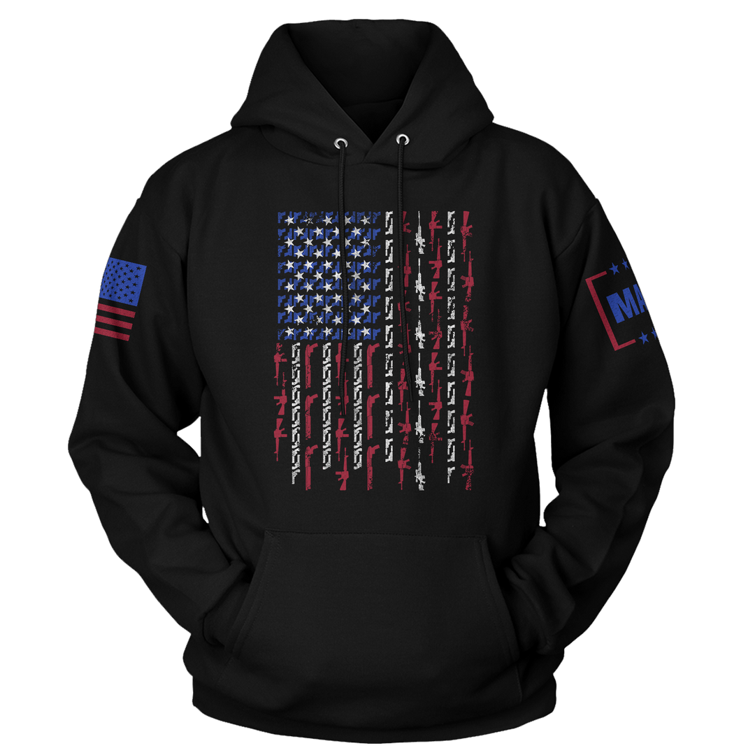 Gun Flag Hoodie