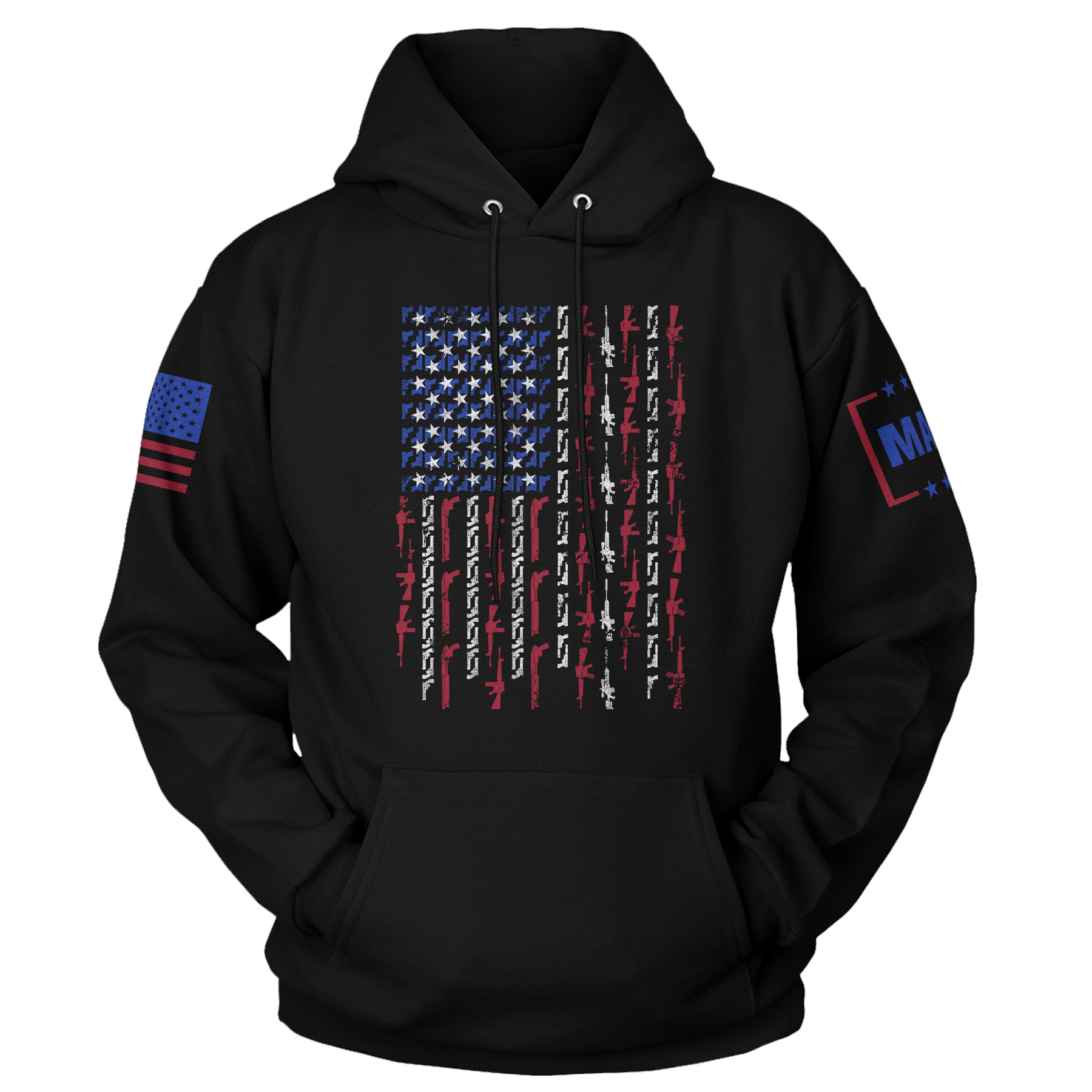 Gun Flag Hoodie