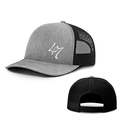 Heather Gray/Black / OS 47 Trucker Hat maga trump