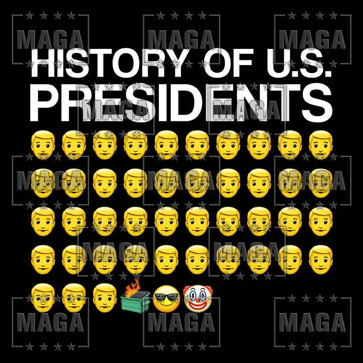 History of US Presidents maga trump