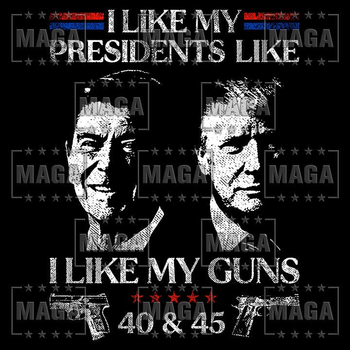 I Like My Presidents Hoodie maga trump