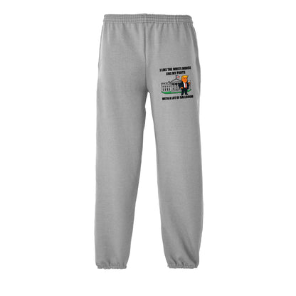 I Like The White House Like My Pants With A Lot Ballroom Sweatpants maga trump