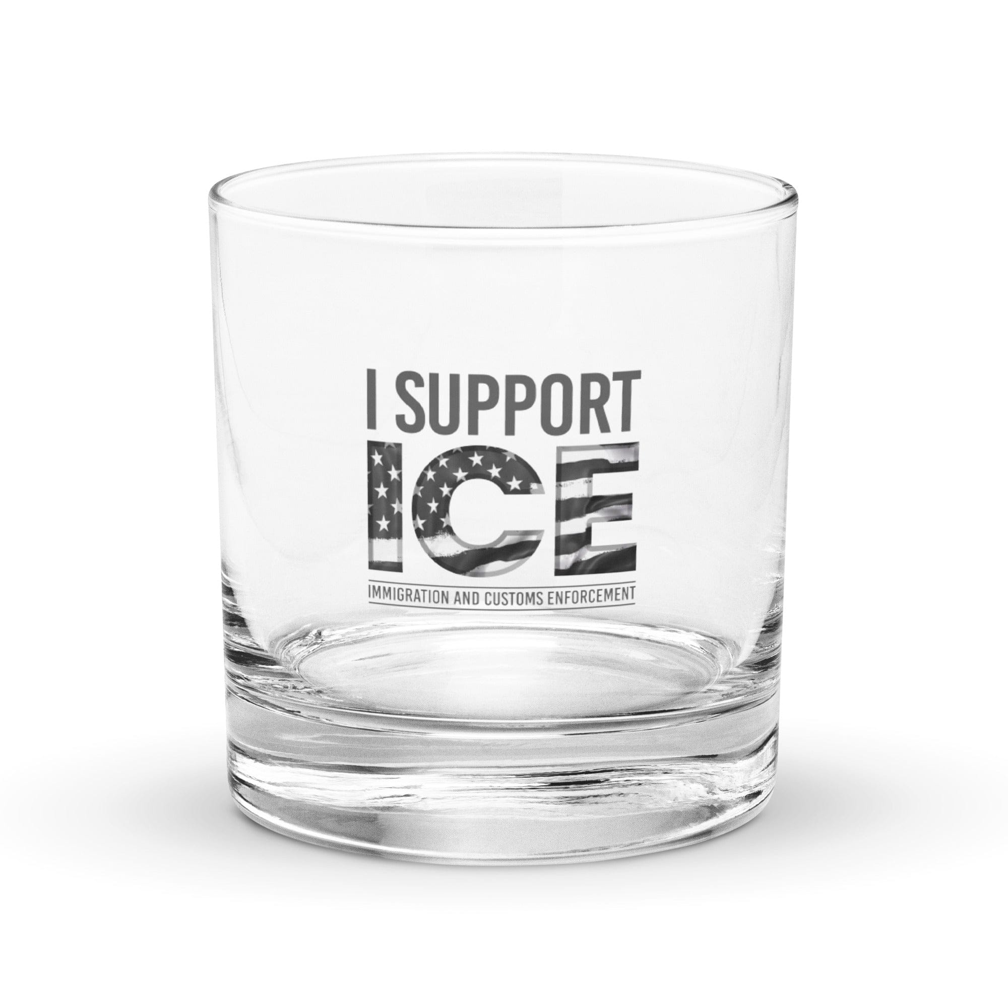 I Support Ice Rocks Glass maga trump