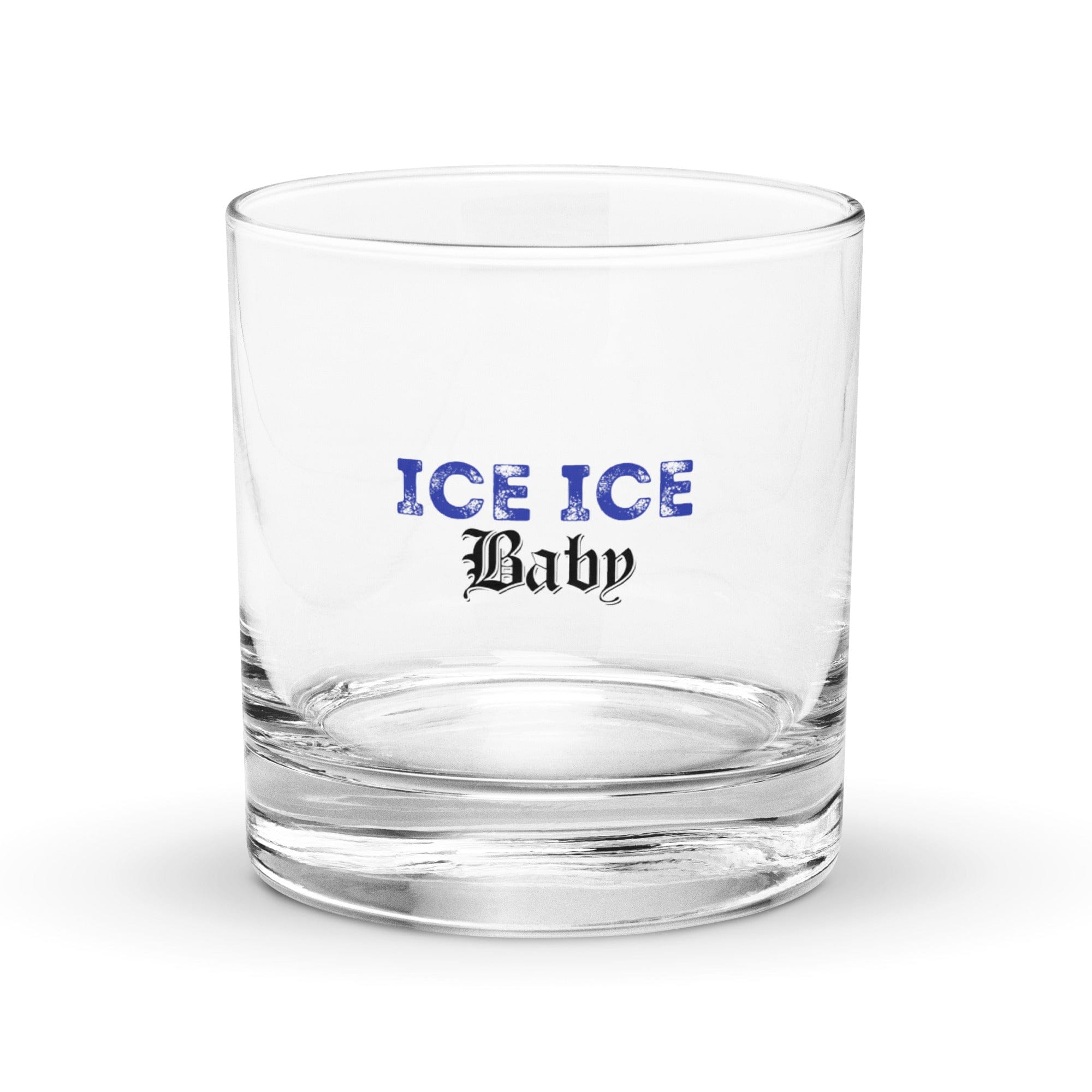 Ice Ice Baby Rocks Glass maga trump