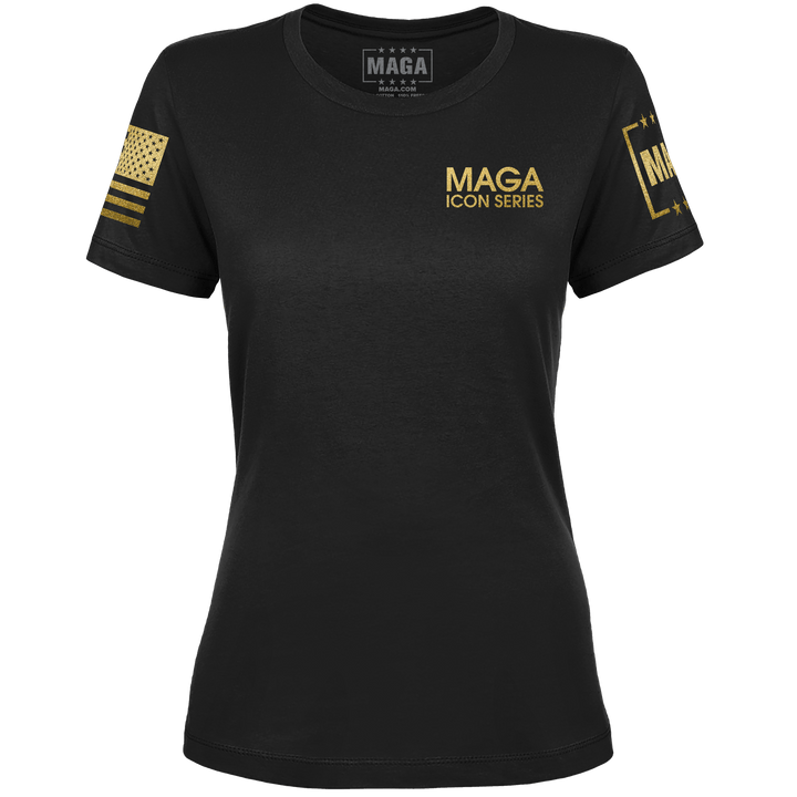 Icon Series - RFK Jr and Trump Ladies Tee maga trump