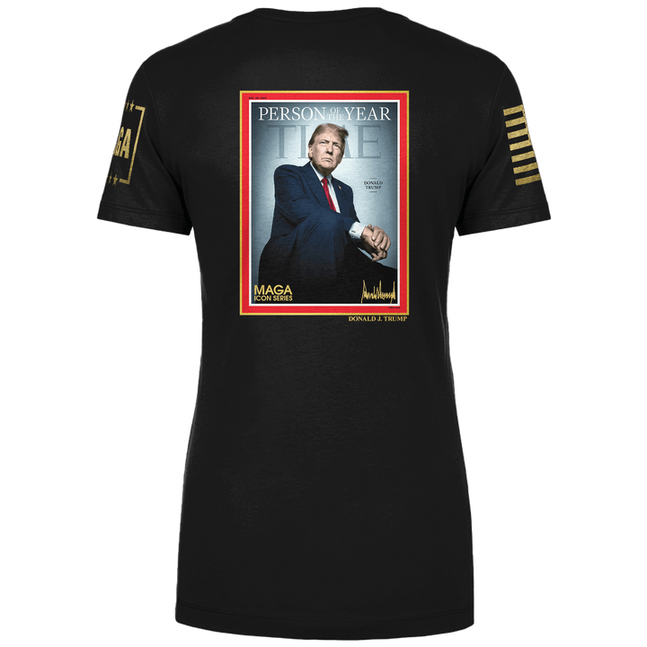 Icon Series - Trump Person of the Year 2024 Ladies Tee maga trump