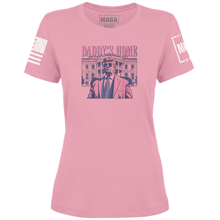 Ladies Tee / Light Pink / XS Daddy's Home 4 maga trump