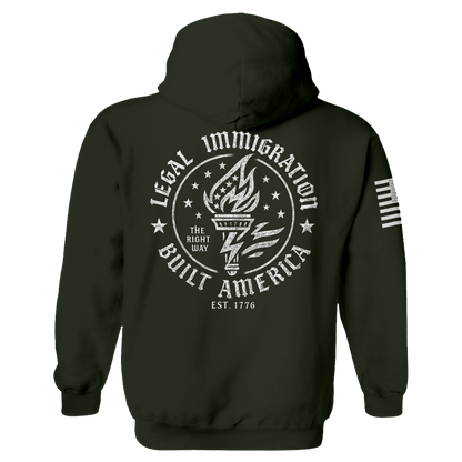 Legal Immigration Hoodie maga trump