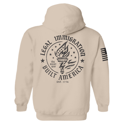 Legal Immigration Hoodie maga trump