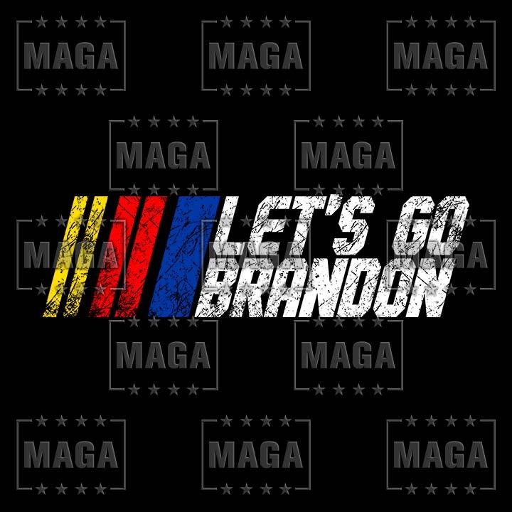 Let's Go Brandon Racing Ladies Tee maga trump