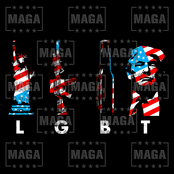 LGBT(rump) 4th of July maga trump