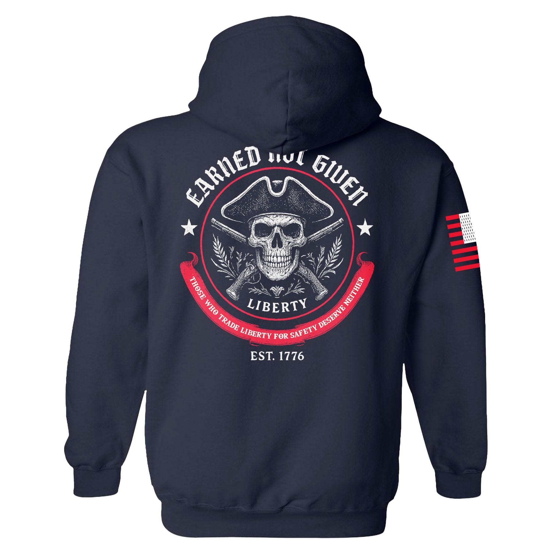 Liberty, Earned Not Given Hoodie maga trump