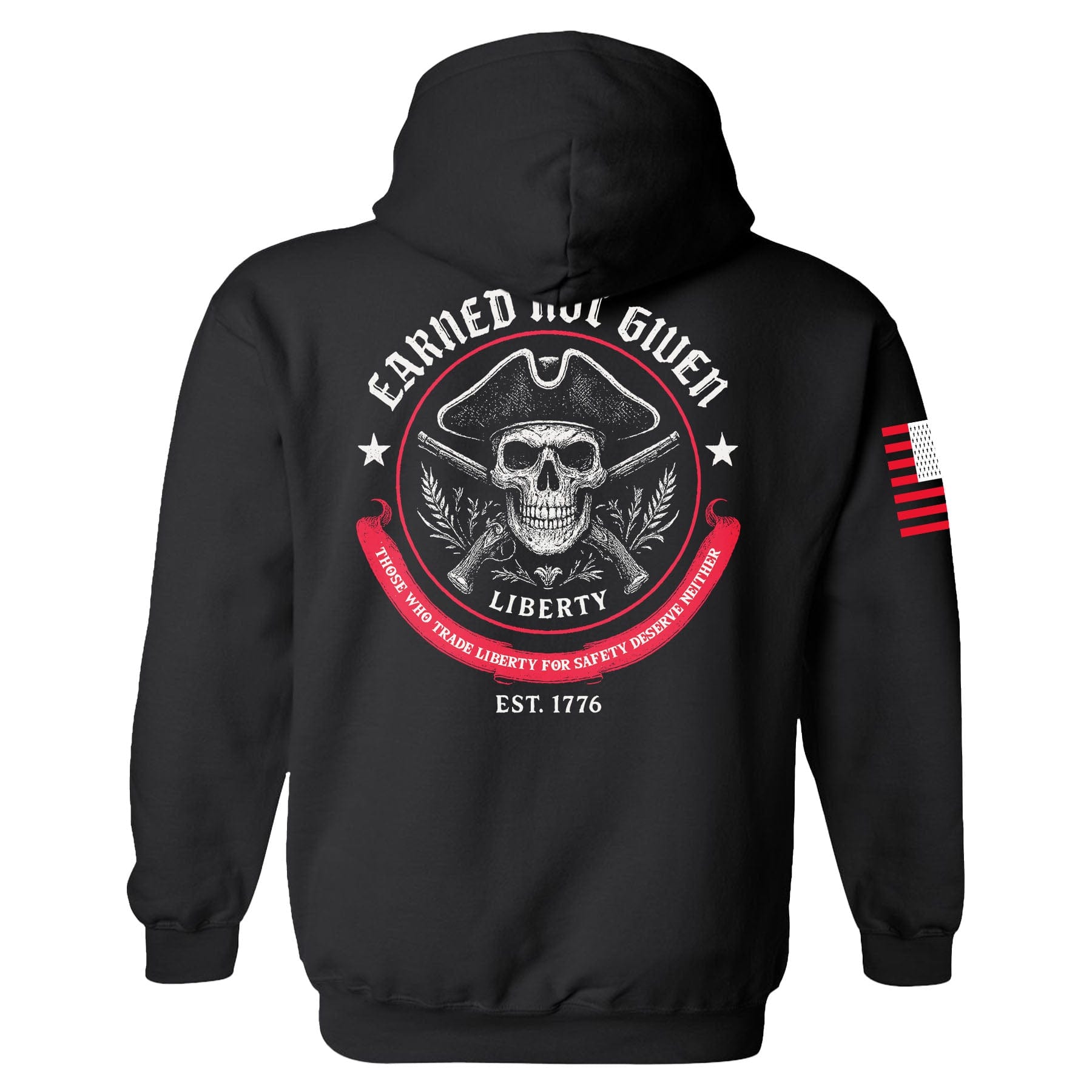 Liberty, Earned Not Given Hoodie maga trump