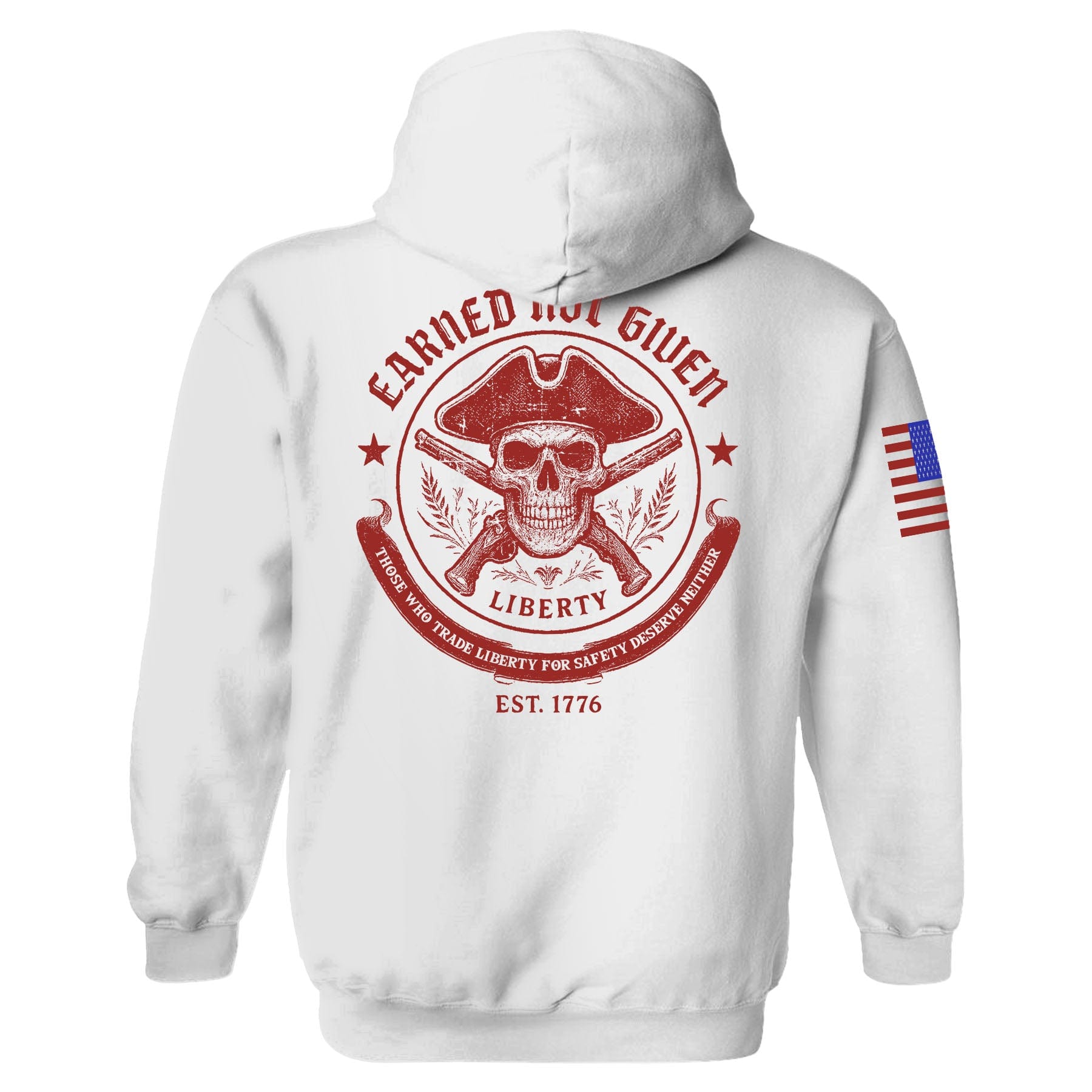 Liberty, Earned Not Given Hoodie maga trump
