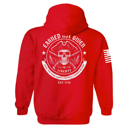 Liberty, Earned Not Given Hoodie maga trump