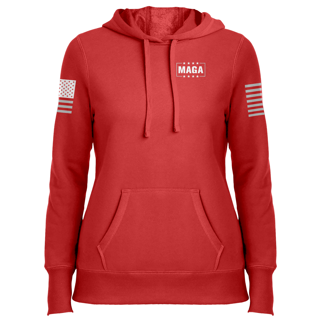 Liberty or Death Skull Patriot Ladies Hoodie maga trump