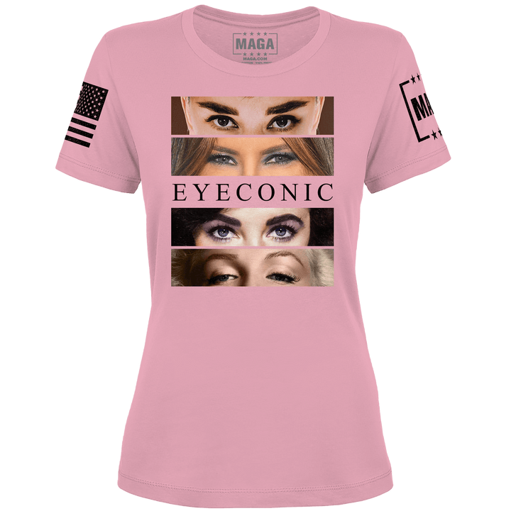 Light Pink / XS Eyecons Ladies Tee maga trump