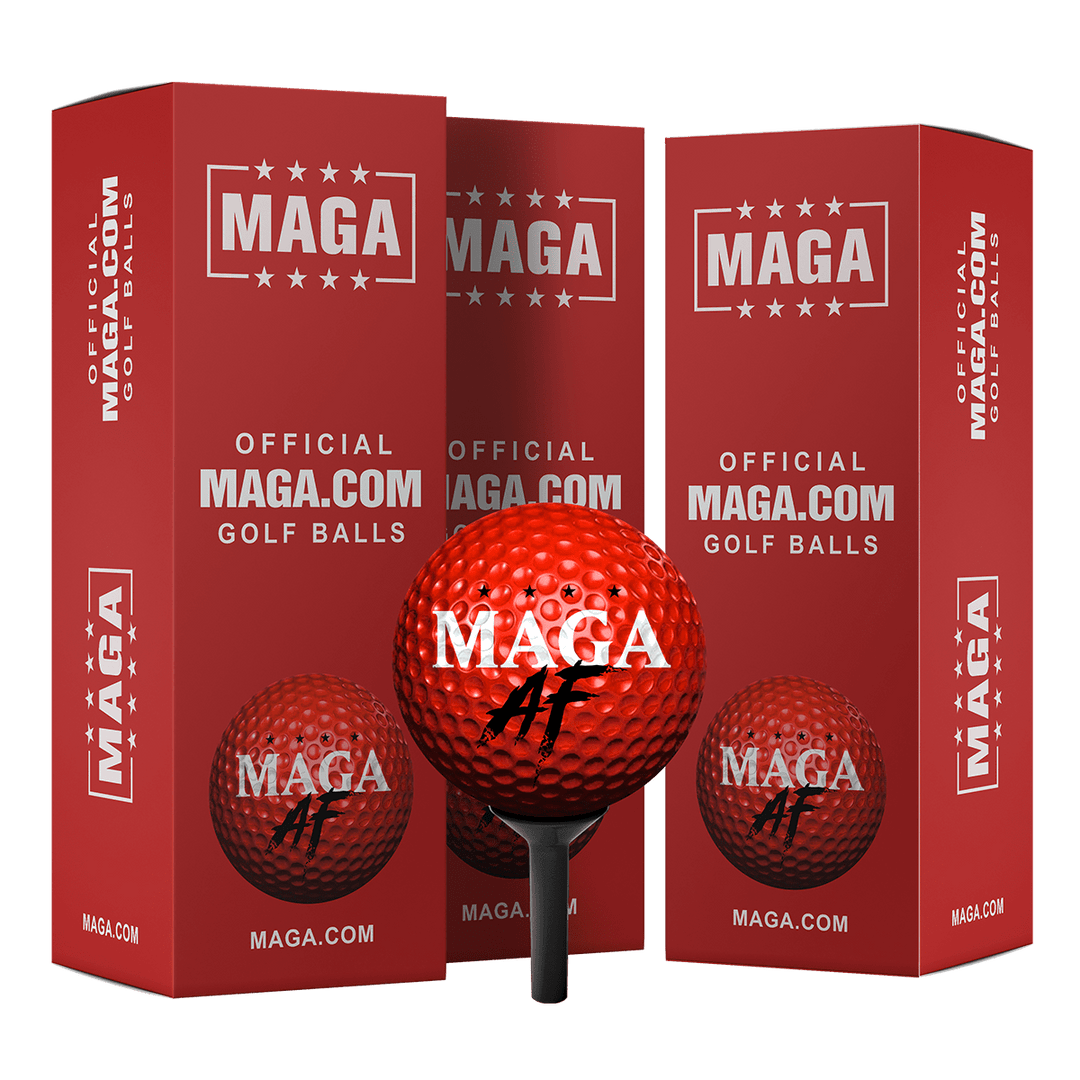 MAGA AF Golf Balls maga trump