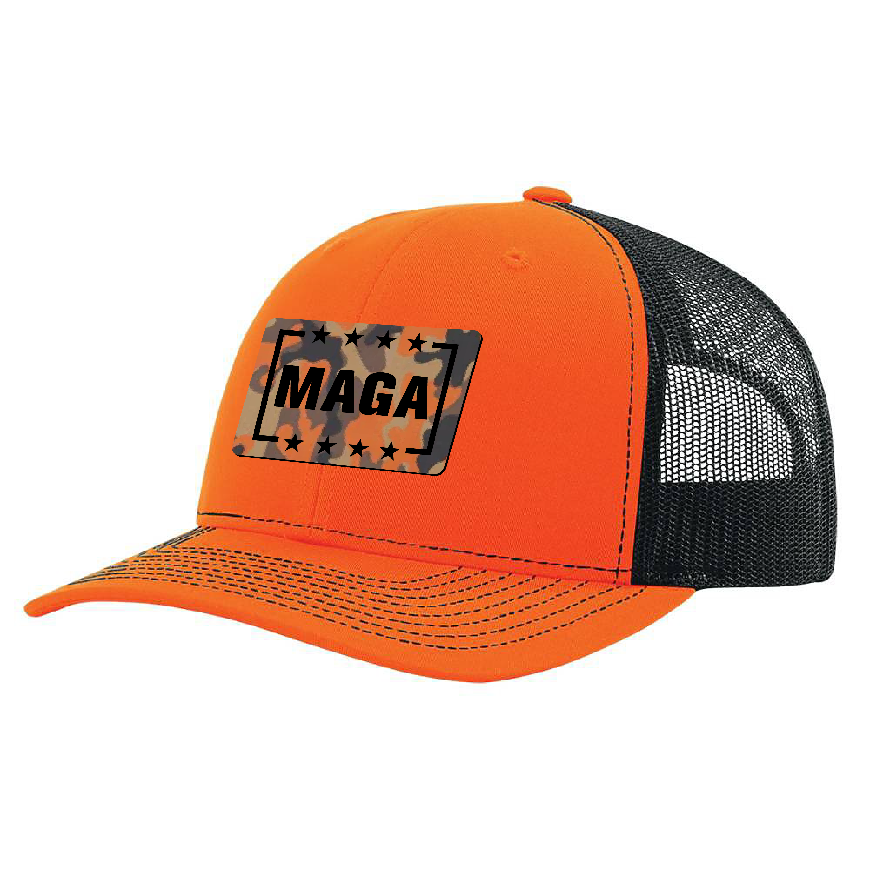 MAGA Camo Patch Trucker Hat maga trump