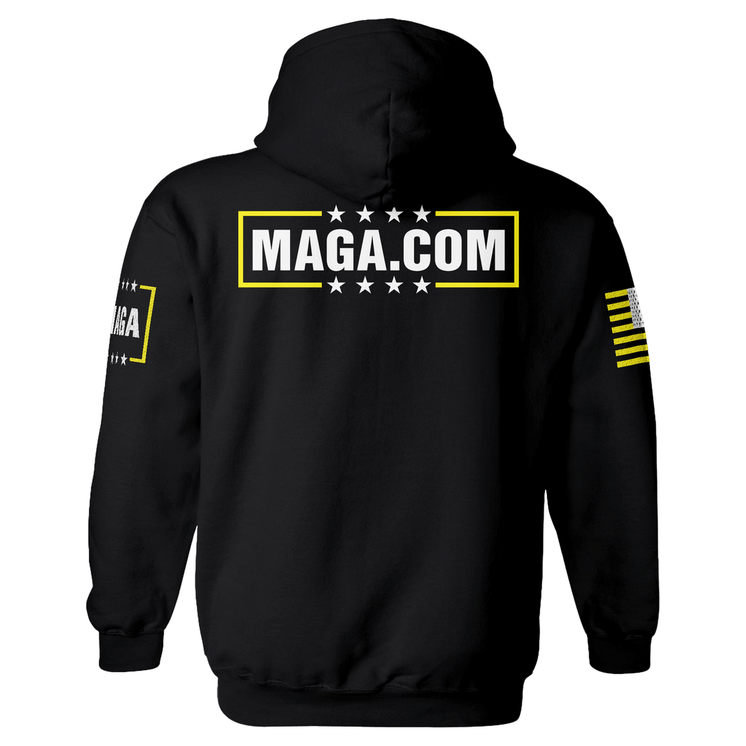 MAGA ENERGY SHIRT (YELLOW AND WHITE) Hoodie maga trump