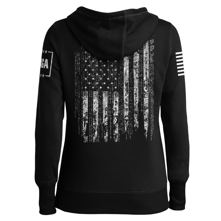 "MAGA Hat" Ladies Hoodie maga trump